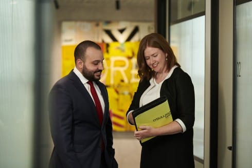 Photo of two O'Sullivan Davies team members.