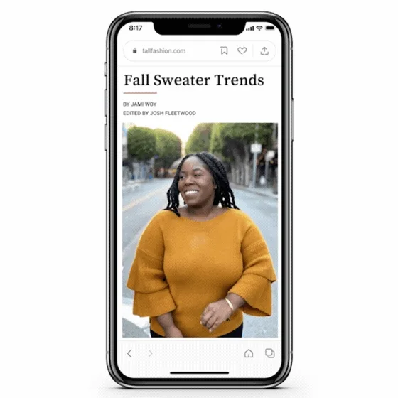 Animation of Google Shopping update