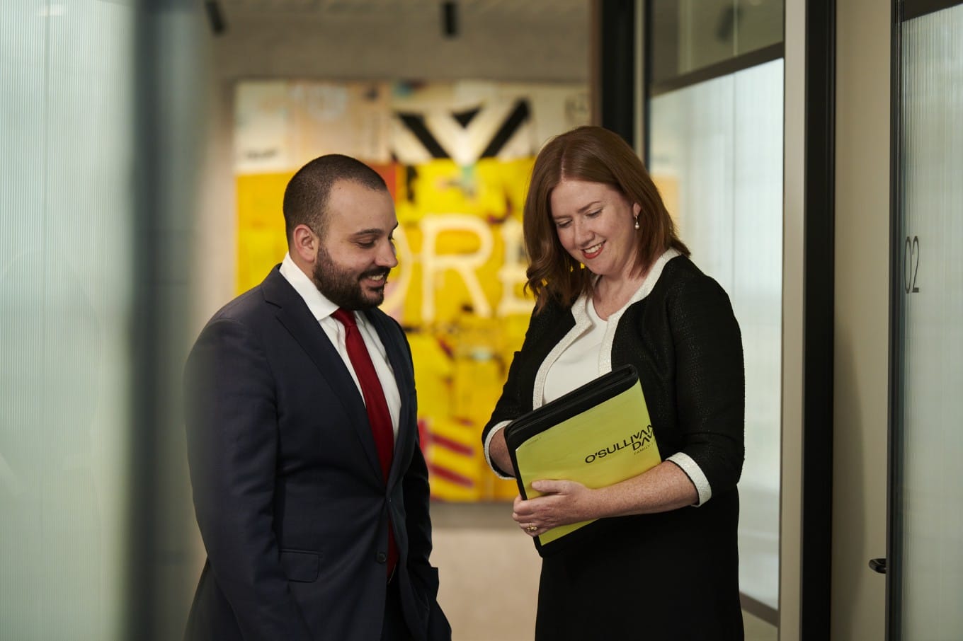 Photo of two O'Sullivan Davies team members.